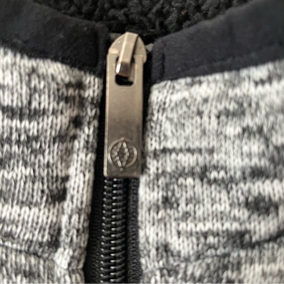 Akademiks Full Zip Sherpa Lined Mock Neck Jacket Size M - Picture 3 of 11